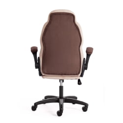 Кресло офисное BAZUKA флок , коричневый/бежевый/коричневый перфорированный, 6/7/6/06