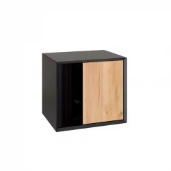 Прихожая в коридор современная Неаполь №2 Черный Дуб Золотой