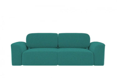 Диван прямой Сольхейм (Berhouse) Цвет фасада: Азур рогожка; Тип: Прямой; Материал фасада: Микророгожка