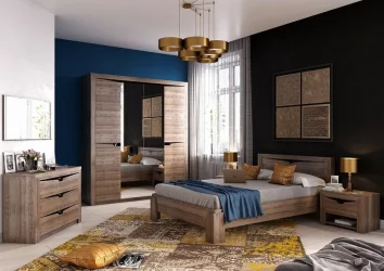 Тумба с ящиками и дверцами Соренто 19 Дуб Стирлинг