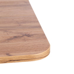 Обеденный стол SMART ЛДСП, 105-140х68,6х75 см, Дуб вотан/Белый