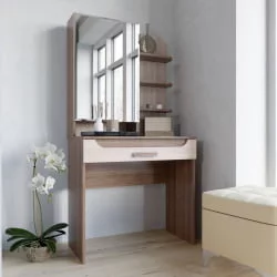 Трюмо Пальмира модуль 3 Ясень Шимо темный Ясень Шимо светлый