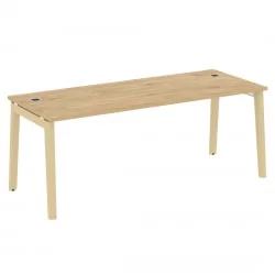 Стол рабочий руководителя ОНИКС ВООД ОВ.СРР-6.8 Тиквуд Светлый/Светлый / ONIX WOOD OW.SRR-6.8