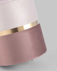 Банкетка Кэрри с ящиком велюр Розовый