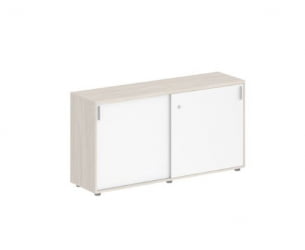 Двустворчатый шкаф Сигма СГ.703.ОЛ.ВХ Дуб светлый Белый / Sigma SG.703.OL.WH