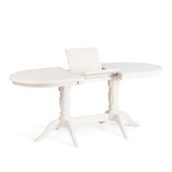 Раздвижной стол COPPOLA бук, мдф, 140+40x80x77см, Ivory white