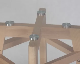 Стол обеденный DOBRIN ALBERT 90 GLASS