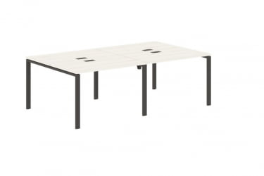 Бенч-система 4-местная ЕДИС ЕУВСТ 2313 Ясень Траун Мокко / EDIS EUWST