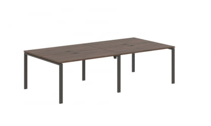 Бенч-система 4-местная EDIS EUWST 2713 Дуб Денвер темный Мокко