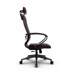 Кресло офисное МЕТТА Комплект 34, Основание 17832 Комплект 4 Бордовое