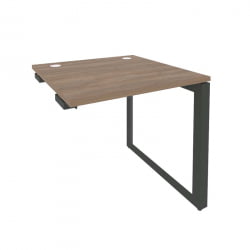 Стол-приставка на О-образном м/к к опорным элементам ОНИКС О.МО-СПР-0.8 Дуб Аризона/Антрацит / ONIX O.MO-SPR-0.8