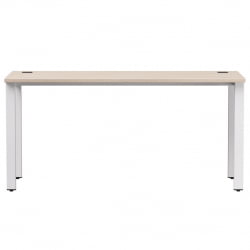 Стол прямой на металлокаркасе, опоры 90 гр Everprof EVO 254S008 Дуб Соната Белый