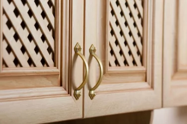 Шкаф кухонный 400 с решеткой Кантри ЛД 235.223.000 Сономе эйч светлая