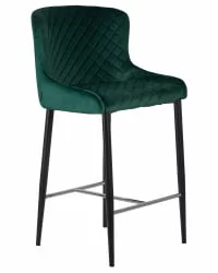 Стул полубарный DOBRIN CHRISTIAN 65 Зеленый велюр V108-64