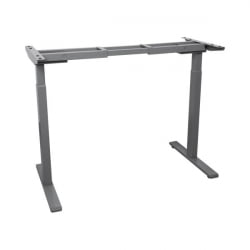 Подстолье для стола с электроприводом и регулировкой высоты 2 мотора, память 3 уровня высоты, серый