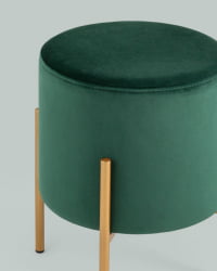 Пуф Кейси велюр Зеленый