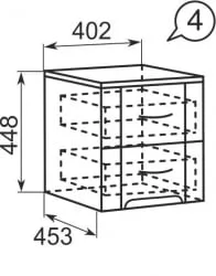 Тумба прикроватная Виктория 4