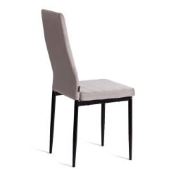 Стул Еасй (мод. ДЖСC02-1) металл, флок, 41 х 52 х 96 см, Лигхт грей (светло-серый) ХЛР14 / черный / Easy (mod. JSC02-1) Light grey HLR14