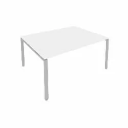 Переговорный стол (1 столешница) Метал Сйстем Б.ПРГ-1.4 Белый/Серый / Metal System