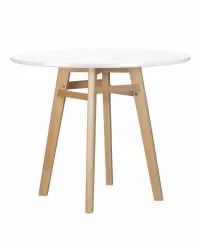 Стол обеденный DOBRIN ALBERT 90 Белый