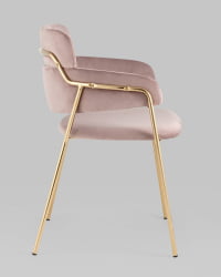 Стул Полин велюр Розовый