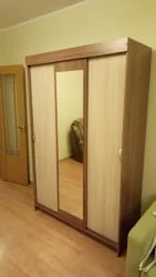 Шкаф-купе Басса ШКК 551 (ясень шимо темный/светлый)