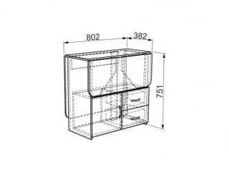 Стол-тумба KM-0003 Дуб сонома