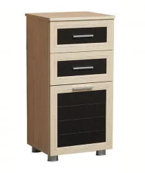 Тумба МДФ Уголок школьника Дуб беленый Туя светлая