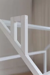 Кровать-домик белый