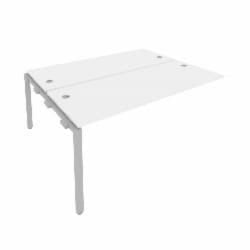 Проходной наборный элемент рабочей станции Metal System Б.ПРС-СП-2.5 Белый/Серый