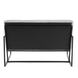 Диван Charli LUX/Чарли Люкс велюр/букле, VT shape silver