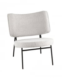 Кресло District Lounge букле Светло-серый