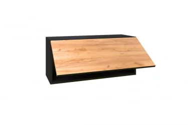 Шкаф кухонный 800 горизонтальный Шервуд ЛД 281.750.000.045 Черный Дуб золотой