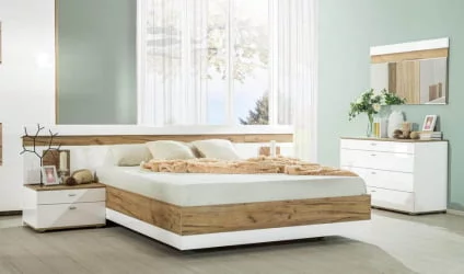 Стол туалетный комбинированный Фиджи ЛД 659.460.000 Дуб Золотой Белый