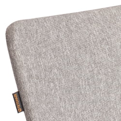 Мягкий стул La Rousse NEW, ткань рогожка, серый/черный, 3M 16/2, 45x55x93 см