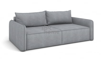 Диван Лофт  прямой ткань Jasper ash (1280*2320*810) Серый, 2117895/50634/9