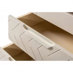 Сервант Сканди (ВИ) Жемчужно-белый