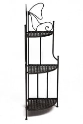 Этажерка Secret De Maison 003 стальной сплав, 36х36х120см, черный