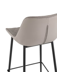 Стул барный Арч экокожа серый / Arch