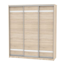 Шкаф-купе B-220х200х60-2(ДСС-D9D9D9)