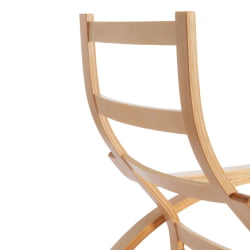 Кресло-качалка mod. AX3005 дерево береза, ткань: полиэстер/хлопок, 61х94,5х104 см, дерево: дуб #3, ткань бежевая 1501-4