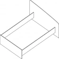 Кровать Проспект Гм.КРО-15 орех