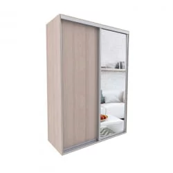 Шкаф-купе 2-х дверный Акцент-Сим ДЗ 1600х600  Ясень шимо светлый