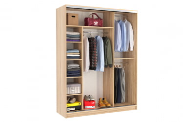 Шкаф в прихожую Бассо 7-600 27 СК-01Б25 дуб сонома / SK-01B25