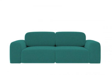 Диван прямой Сунне (Berhouse) Цвет фасада: Азур рогожка; Тип: Прямой; Материал фасада: Микророгожка