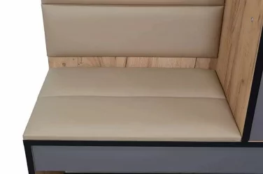 Прихожая Ольга-Лофт 2 Дуб Крафт золотой Темно-серый