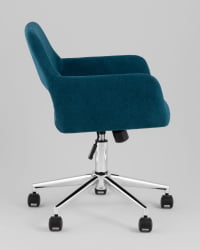 Стул офисный РОСС рогожка синий / ROSS