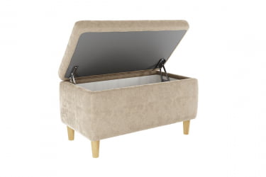 Пуф Чарли 2 ПМ-004.2 капучино (велюр) / PM-004.2