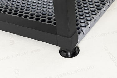 Обувница Краш LMN-13 черный муар/белое дерево