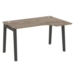 Стол эргономичный левый ОНИКС ВООД ОВ.СА-2(Р) Тиквуд Темный/Темный / ONIX WOOD OW.SA-2(R)